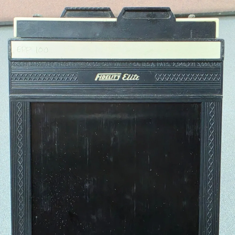 Fidelity Elite Film Holder 4x5 Set of 3 Black Good Large Format Photography